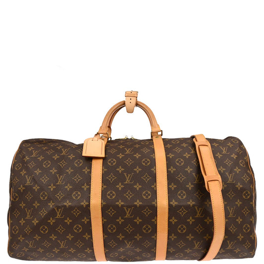 Louis Vuitton 2000 Monogram Keepall Bandouliere 60 Duffle Bag M41412