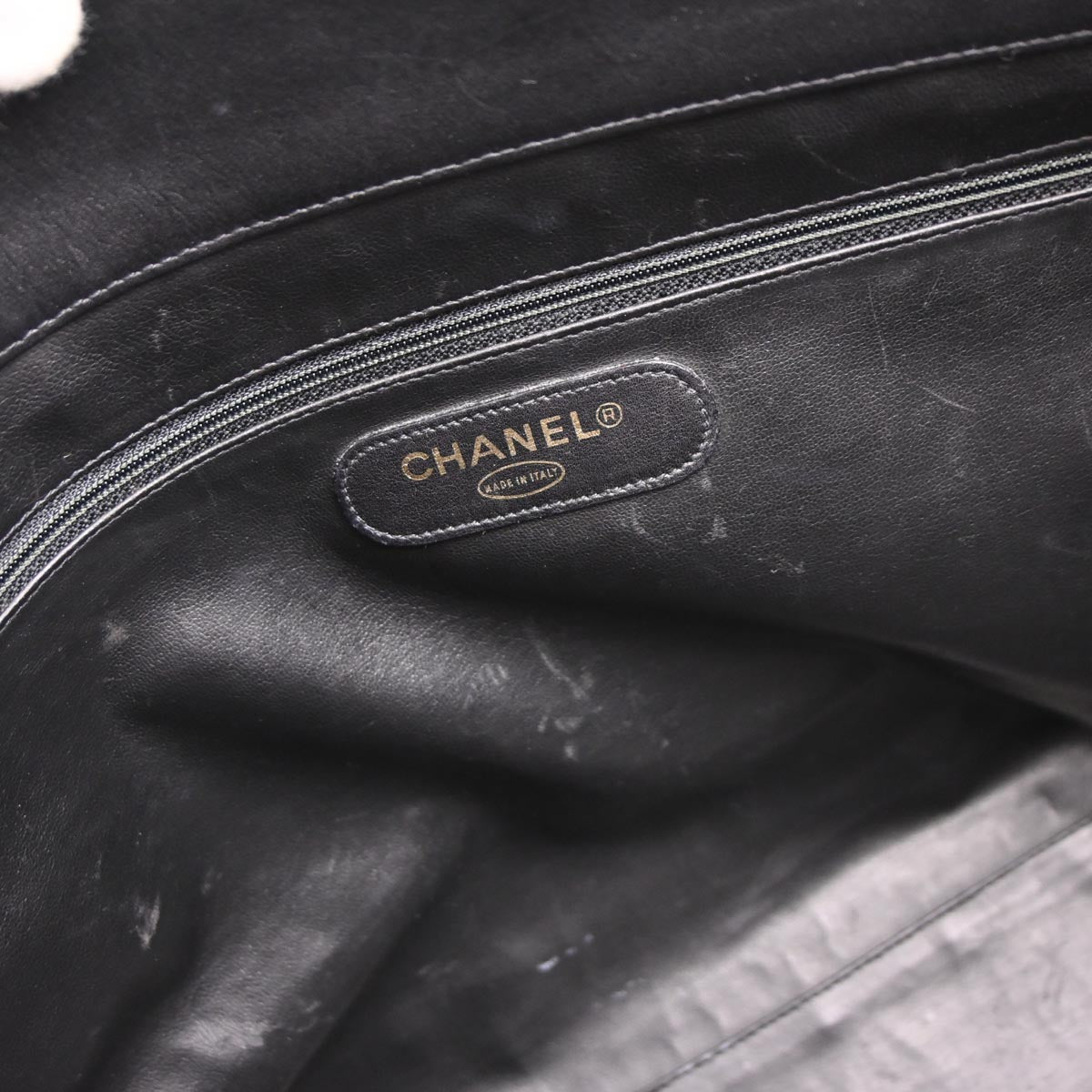 Chanel Black Lambskin Bicolore Supermodel Shoulder Bag