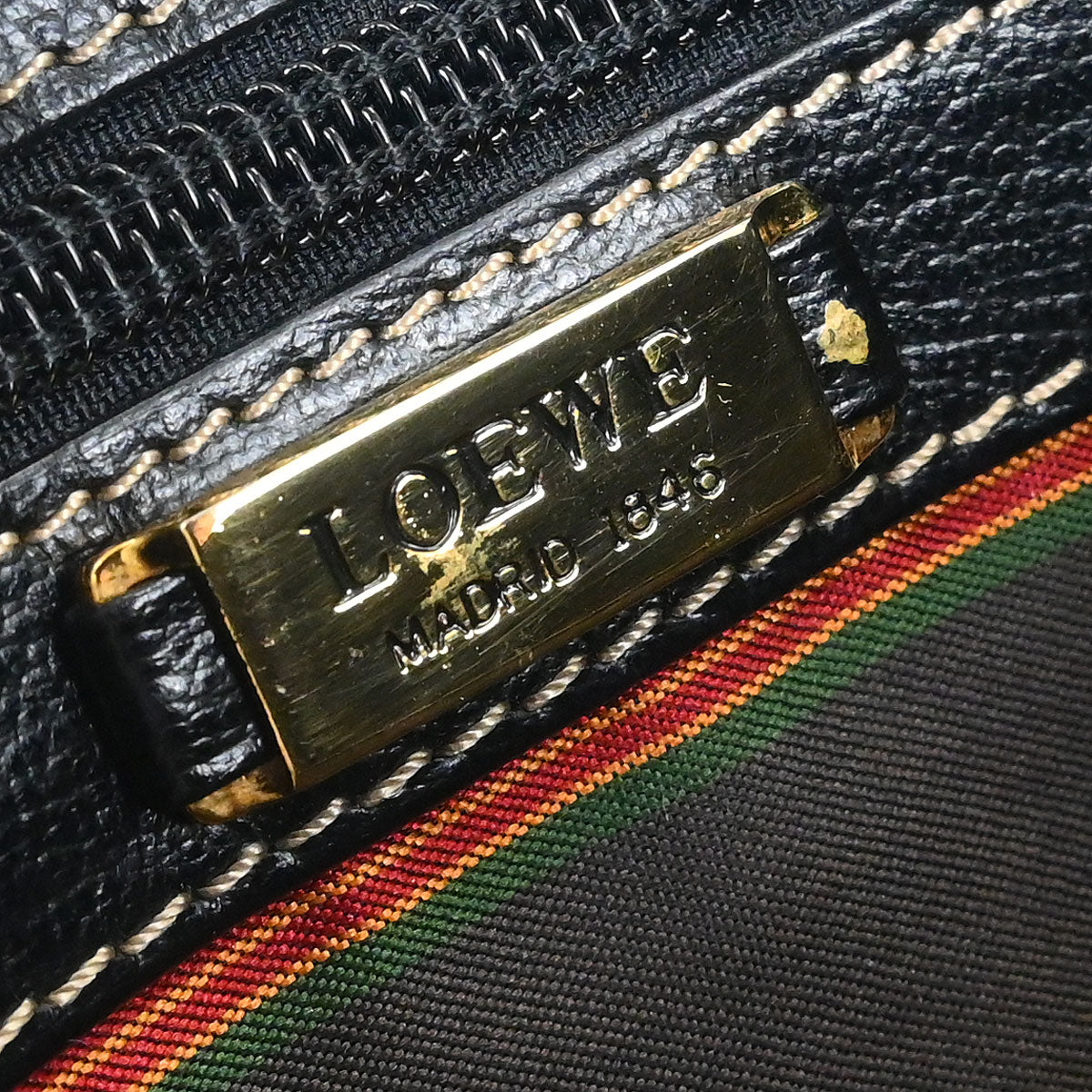 Loewe Black Velasquez Shoulder Bag