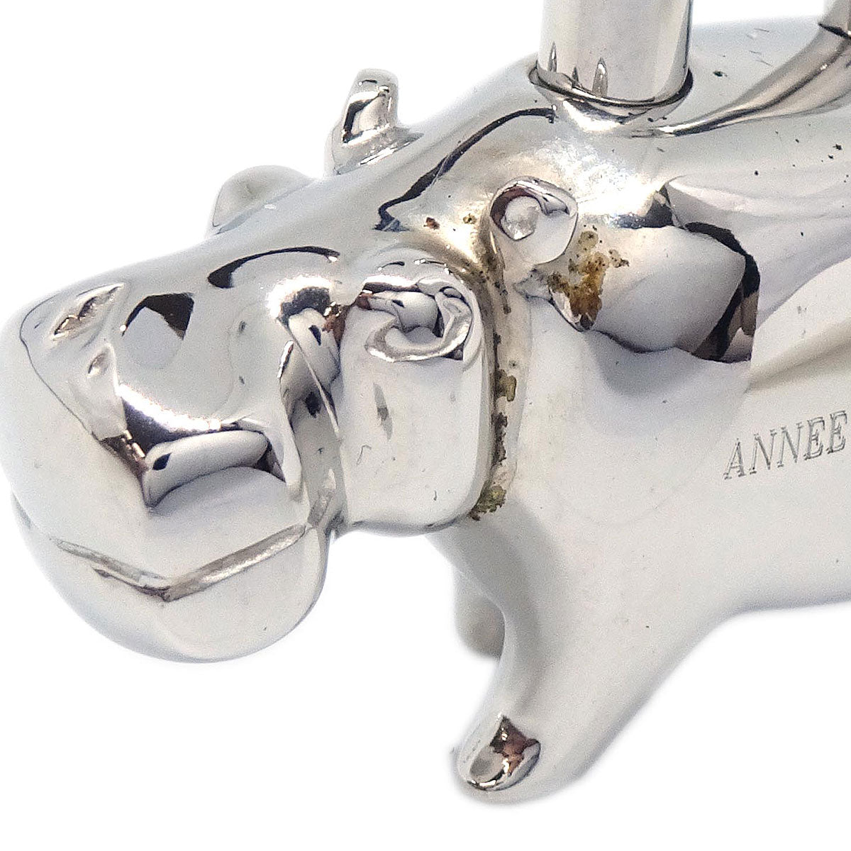 Hermes 2005 Annee Des Fleuves Cadena Silver Small Good