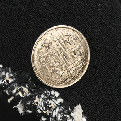 Chanel 2005 Single Breasted Emblem Jacket Black #36