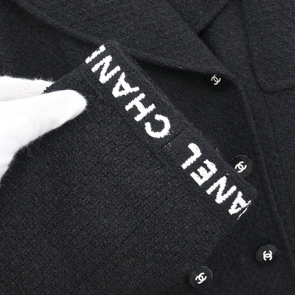 Chanel 1995 Setup Suit Jacket Skirt Black  #36