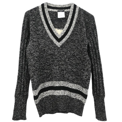 Chanel 1996 Sweater Knit Top Gray #40