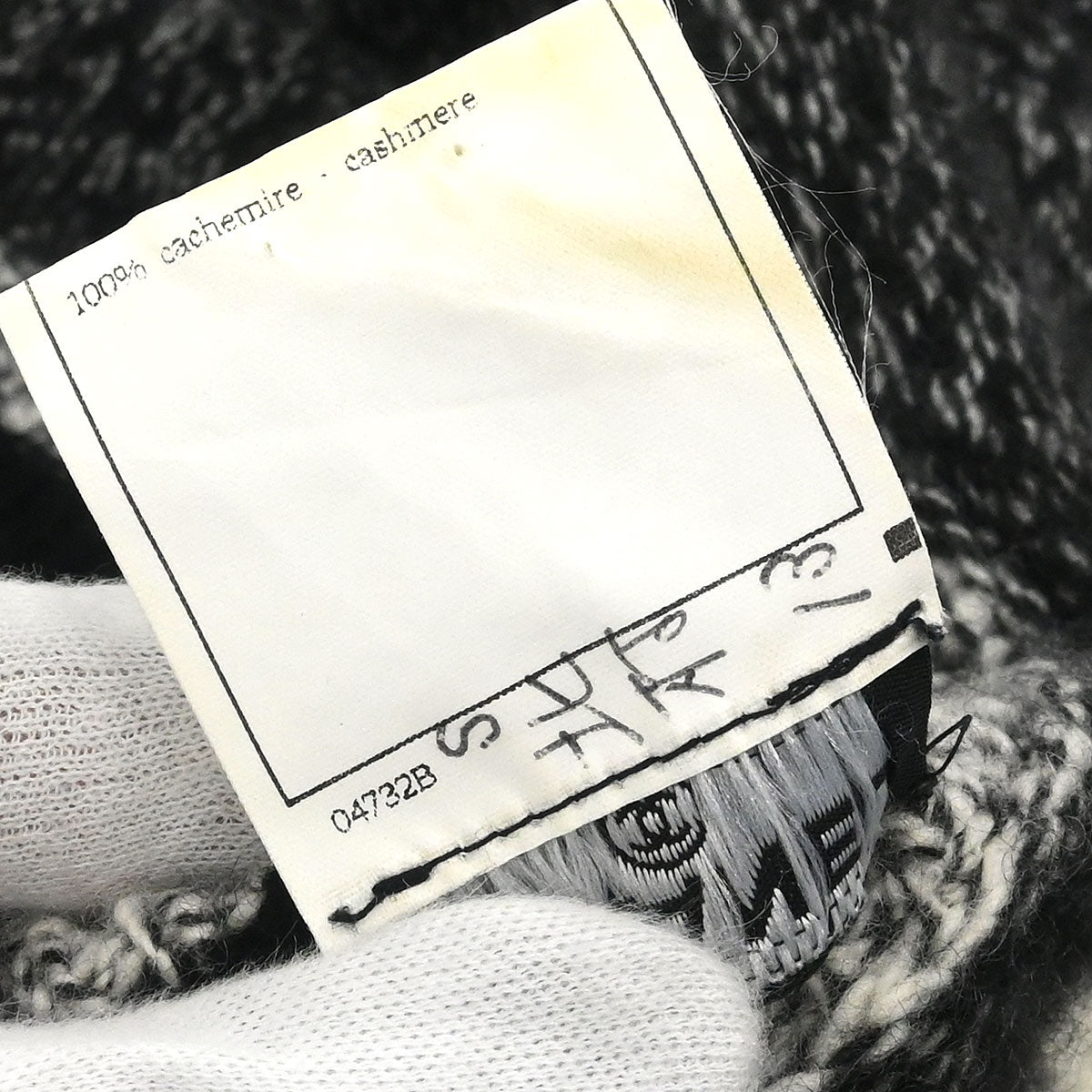 Chanel 1996 Sweater Knit Top Gray #40