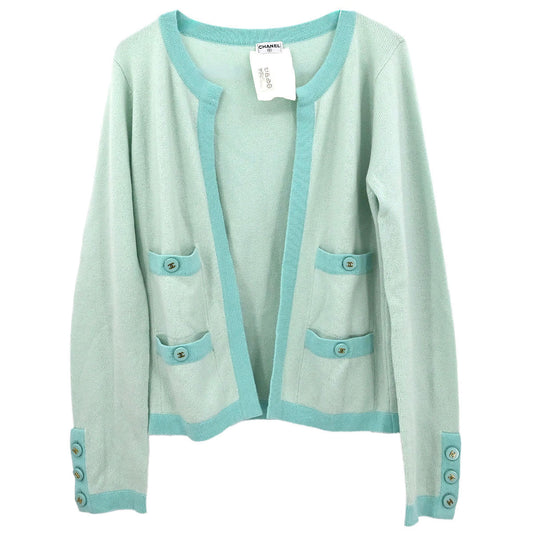 Chanel Cardigan Light Blue