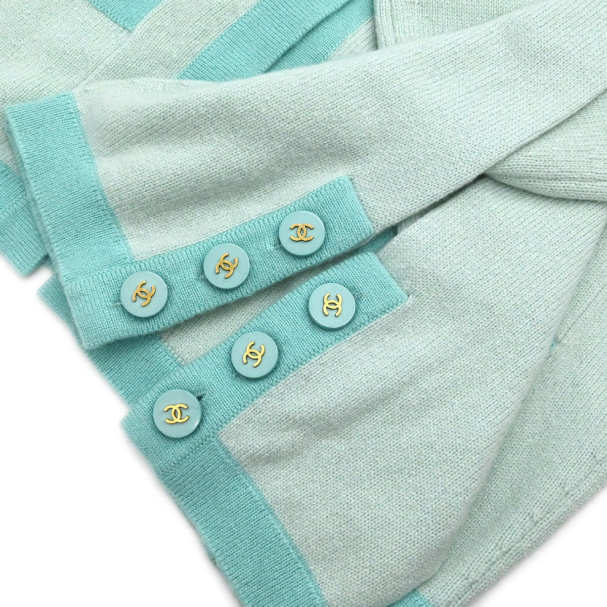 Chanel Cardigan Light Blue