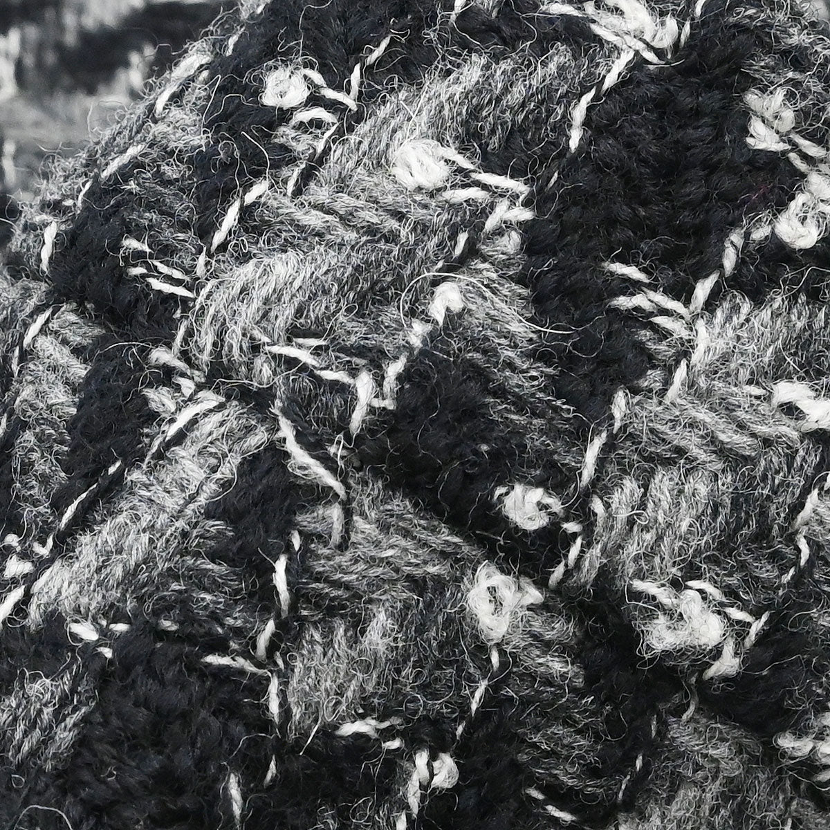 Chanel 2017 Tweed Setup Suit Jacket Skirt Black #38