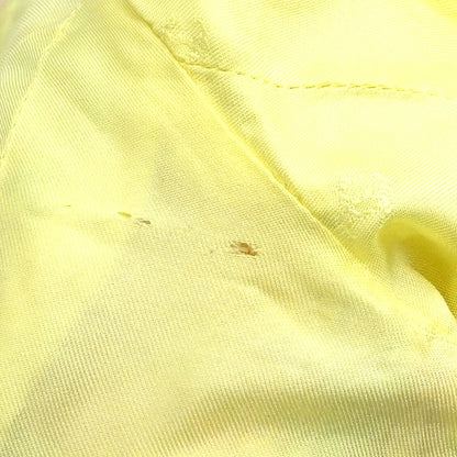 Chanel 1997 Setup Suit Jacket Skirt Tweed Yellow-green #40