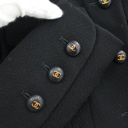 Chanel 1993 Setup Suit Jacket Skirt Black #36