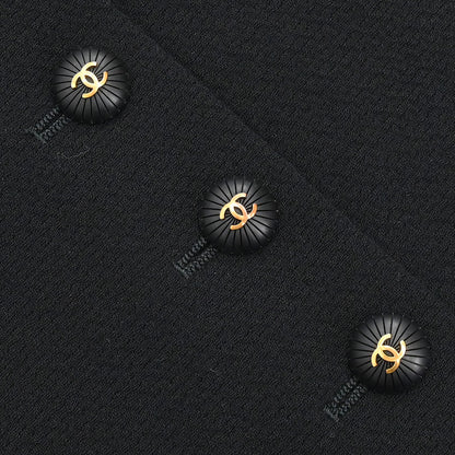 Chanel 1993 Setup Suit Jacket Skirt Black #36