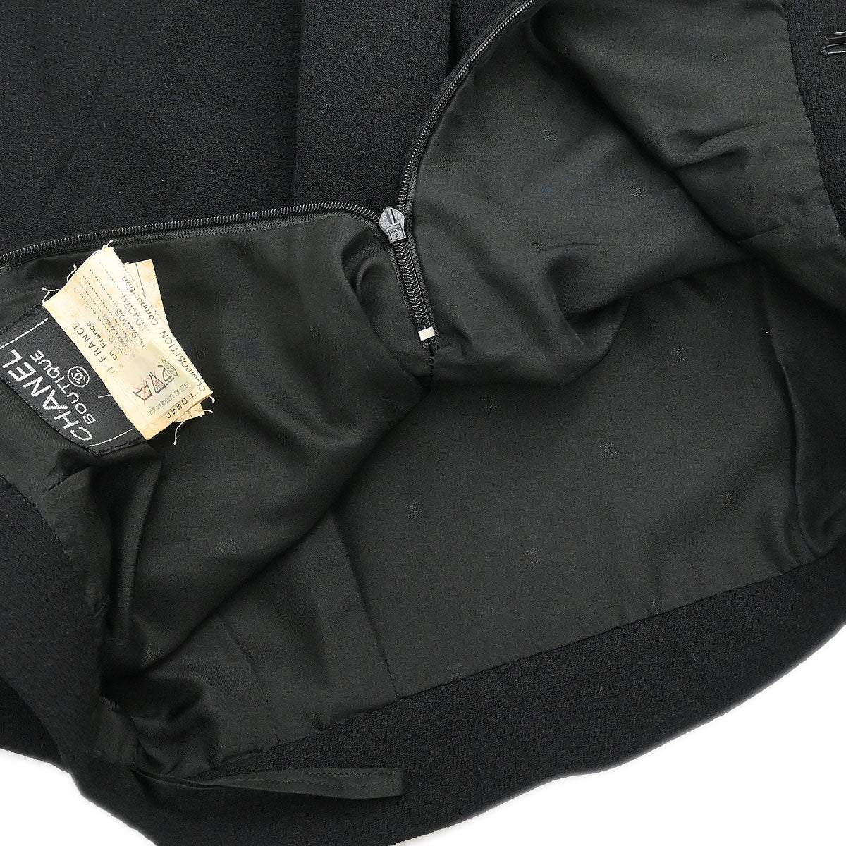 Chanel 1993 Setup Suit Jacket Skirt Black #36
