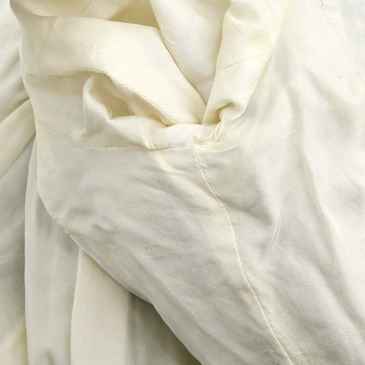 Chanel Single Breasted Collarless Tweed Jacket Light Blue