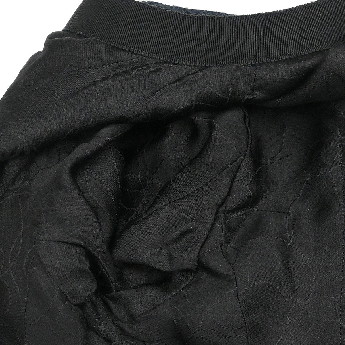 Chanel 2002 Single Breasted Collarless Jacket Navy #38