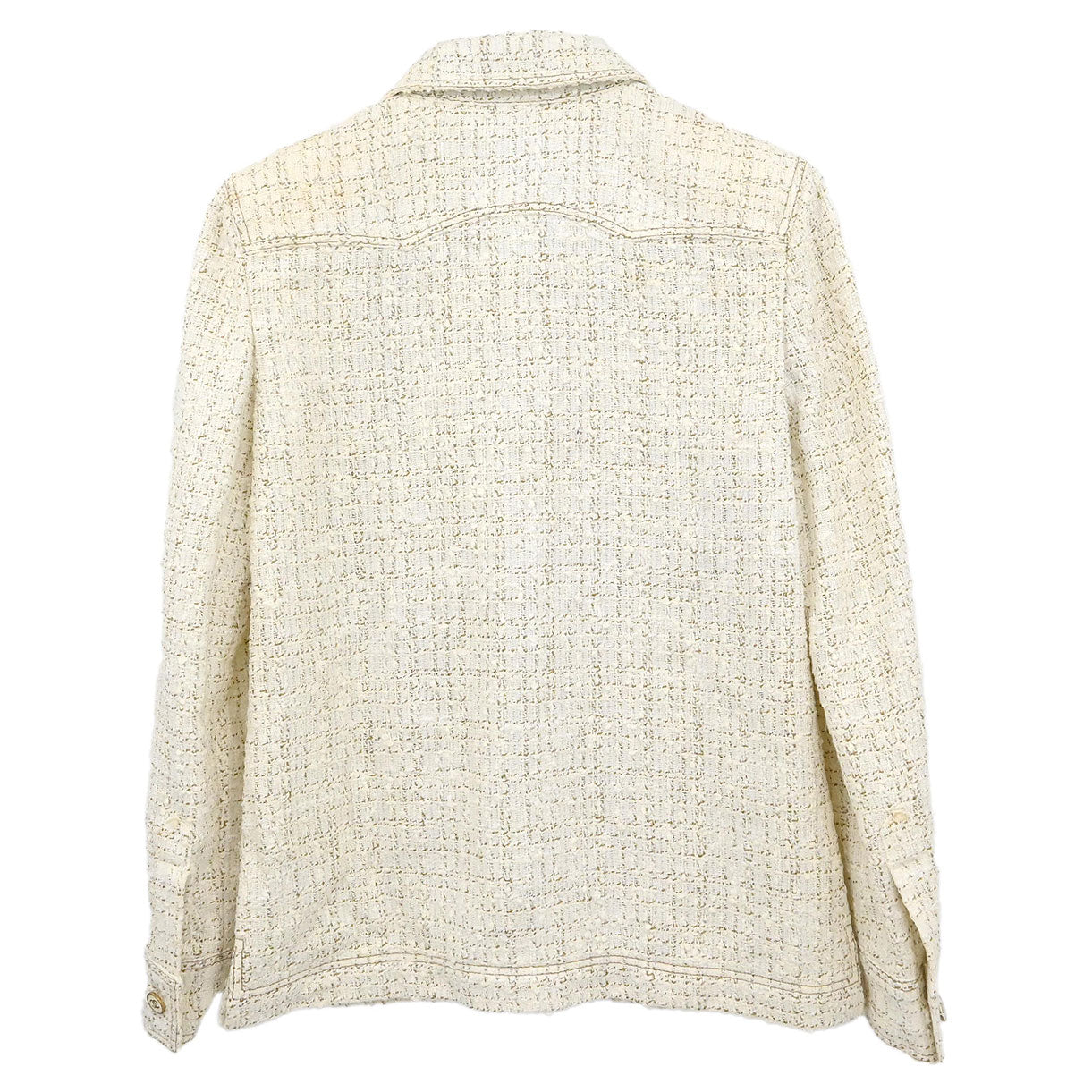 Chanel 2001 Jacket Top White #38