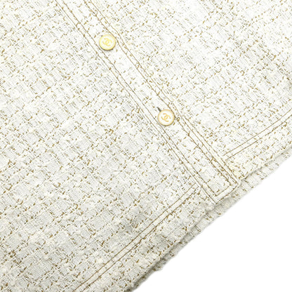Chanel 2001 Jacket Top White #38