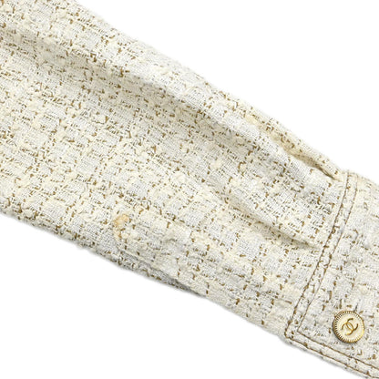Chanel 2001 Jacket Top White #38