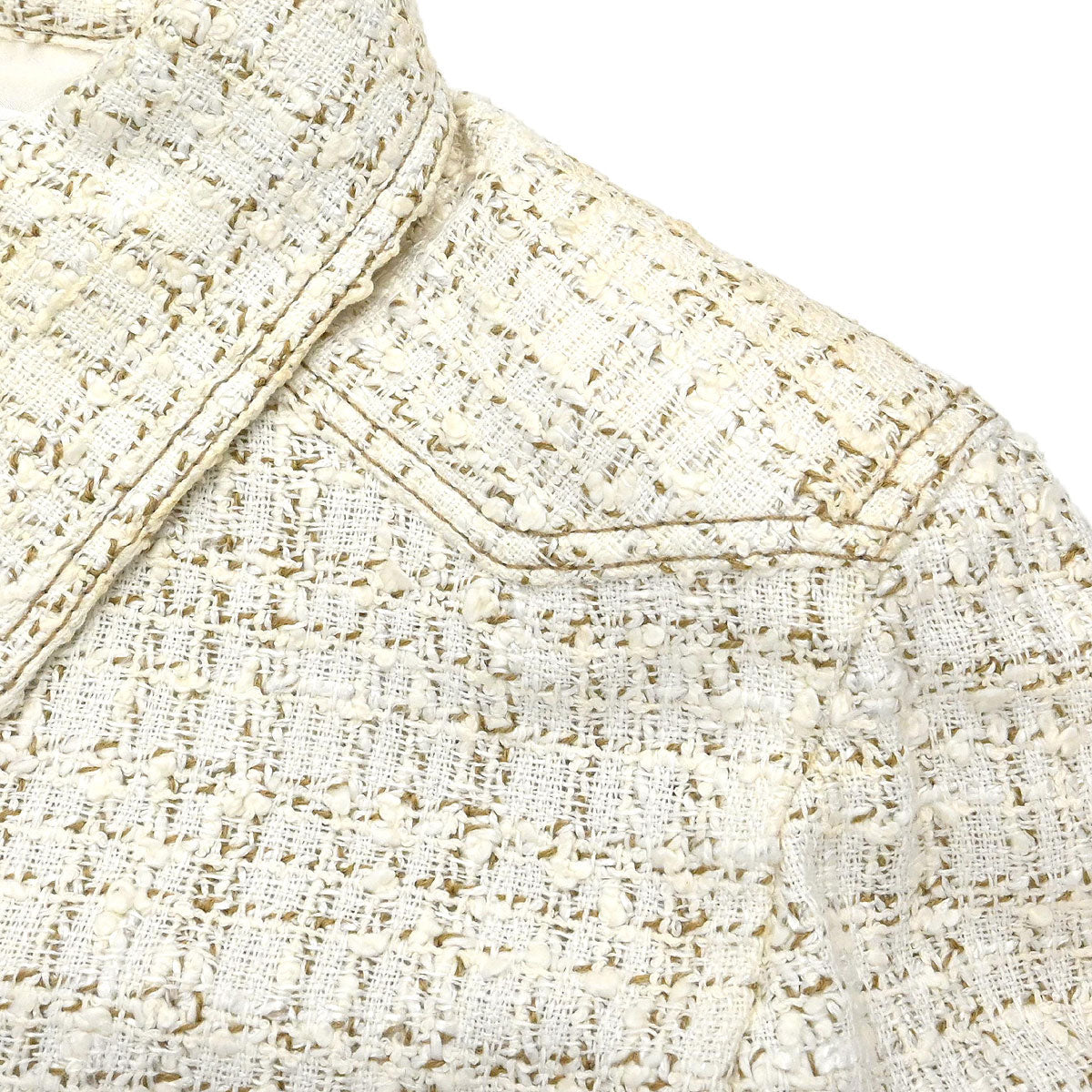 Chanel 2001 Jacket Top White #38