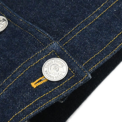 Chanel 1996 Vest Denim Jacket Indigo #42