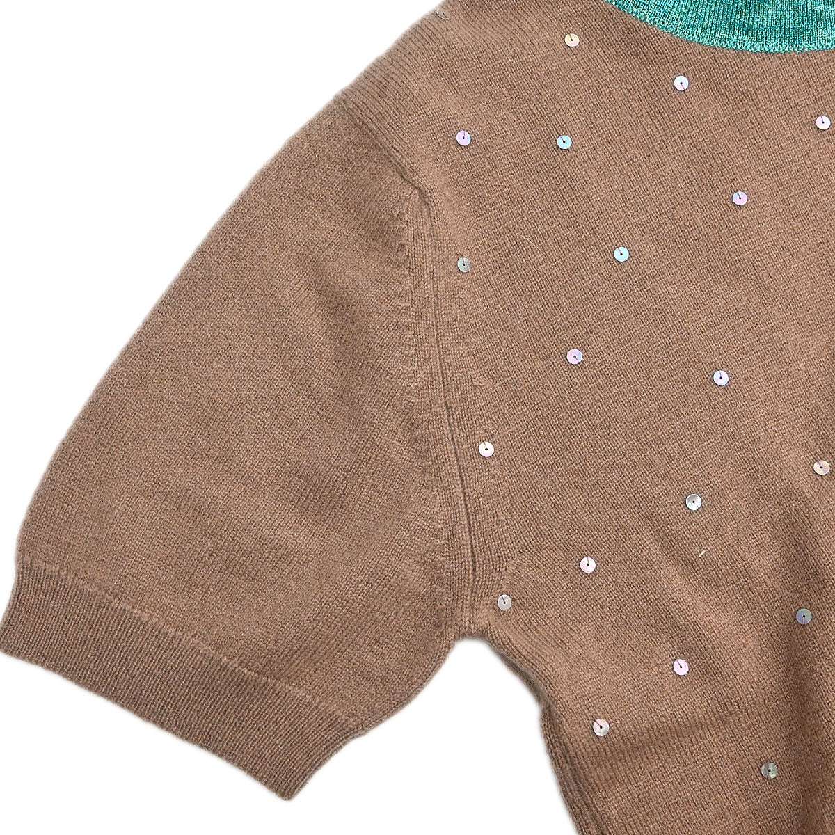 Chanel 1996 Ensemble Cardigan Top Brown #42