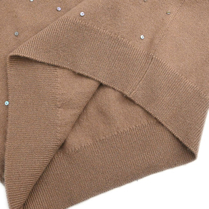 Chanel 1996 Ensemble Cardigan Top Brown #42