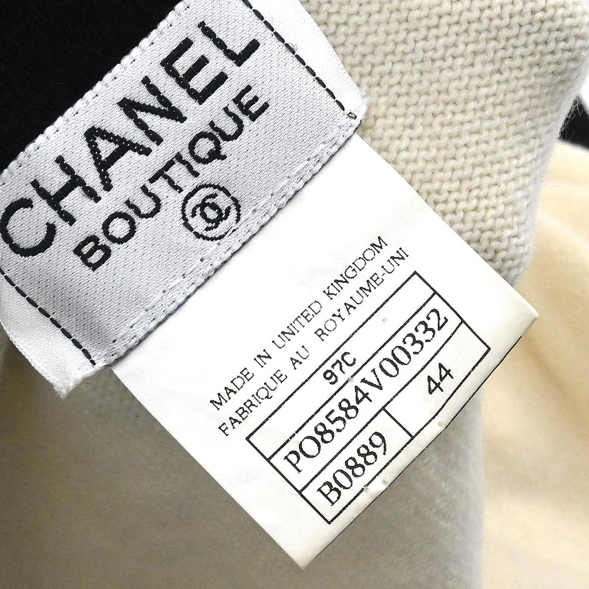 Chanel 1997 Top Off-white #44