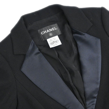 Chanel 2009 Single Breasted Jacket Black #36