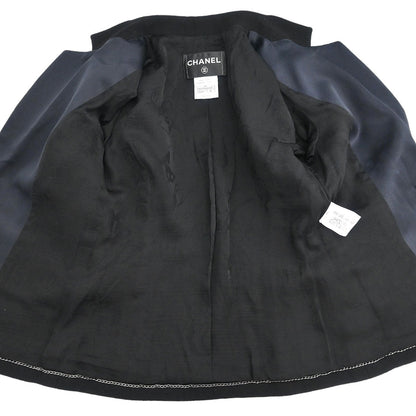 Chanel 2009 Single Breasted Jacket Black #36