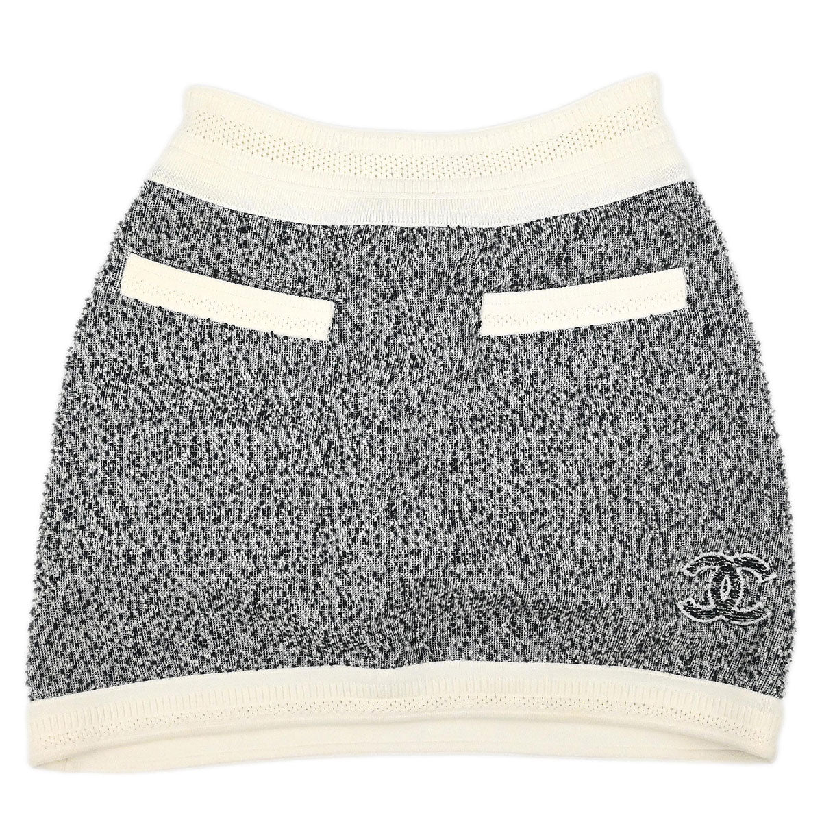 Chanel 2016 Skirt Tweed Gray #36