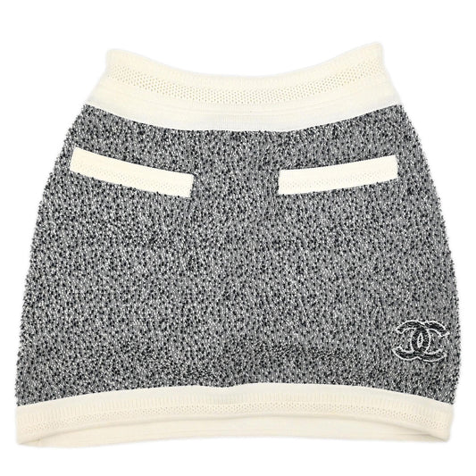 Chanel 2016 Skirt Tweed Gray #36