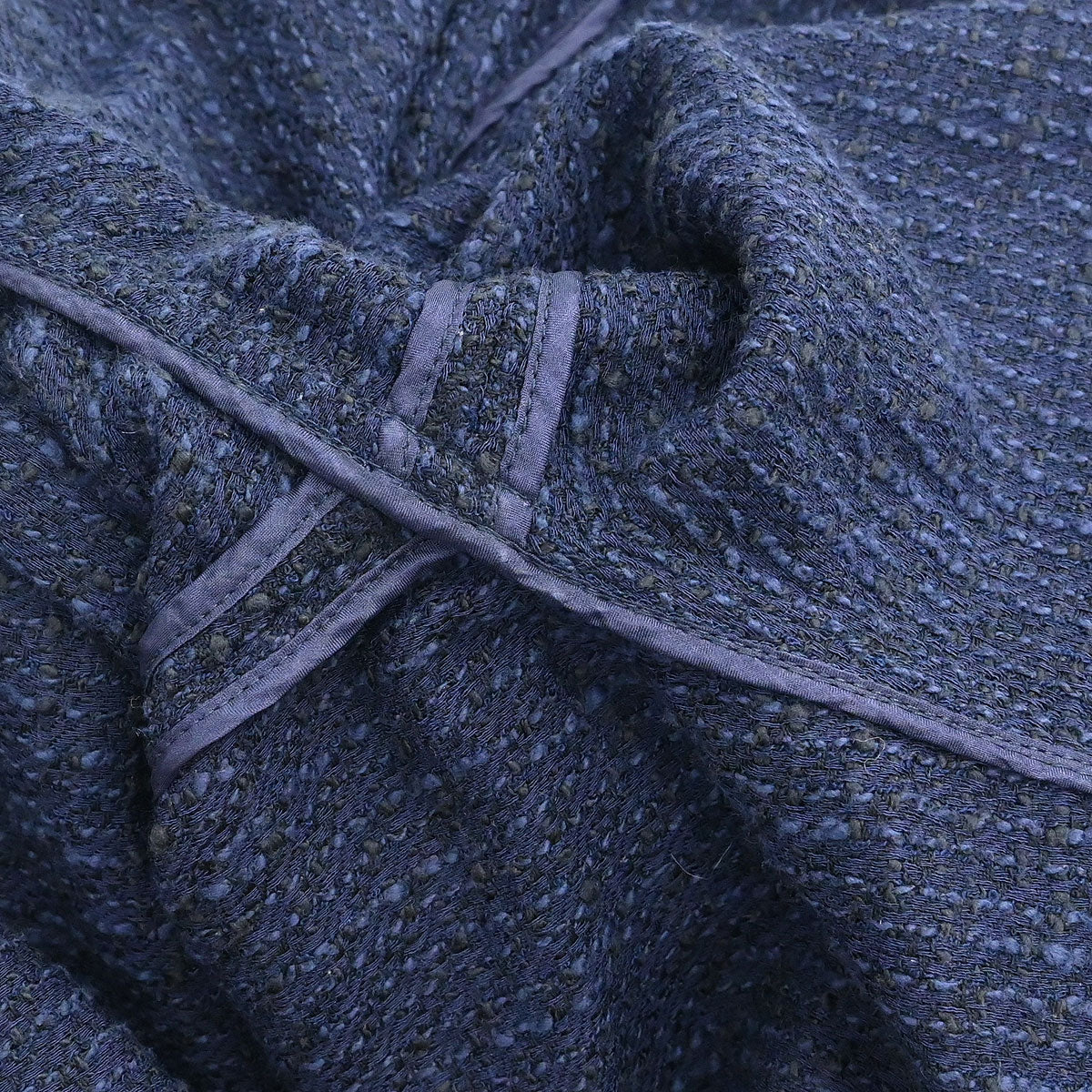 Chanel 2001 Jumpsuit Sleeveless Tweed Navy #38