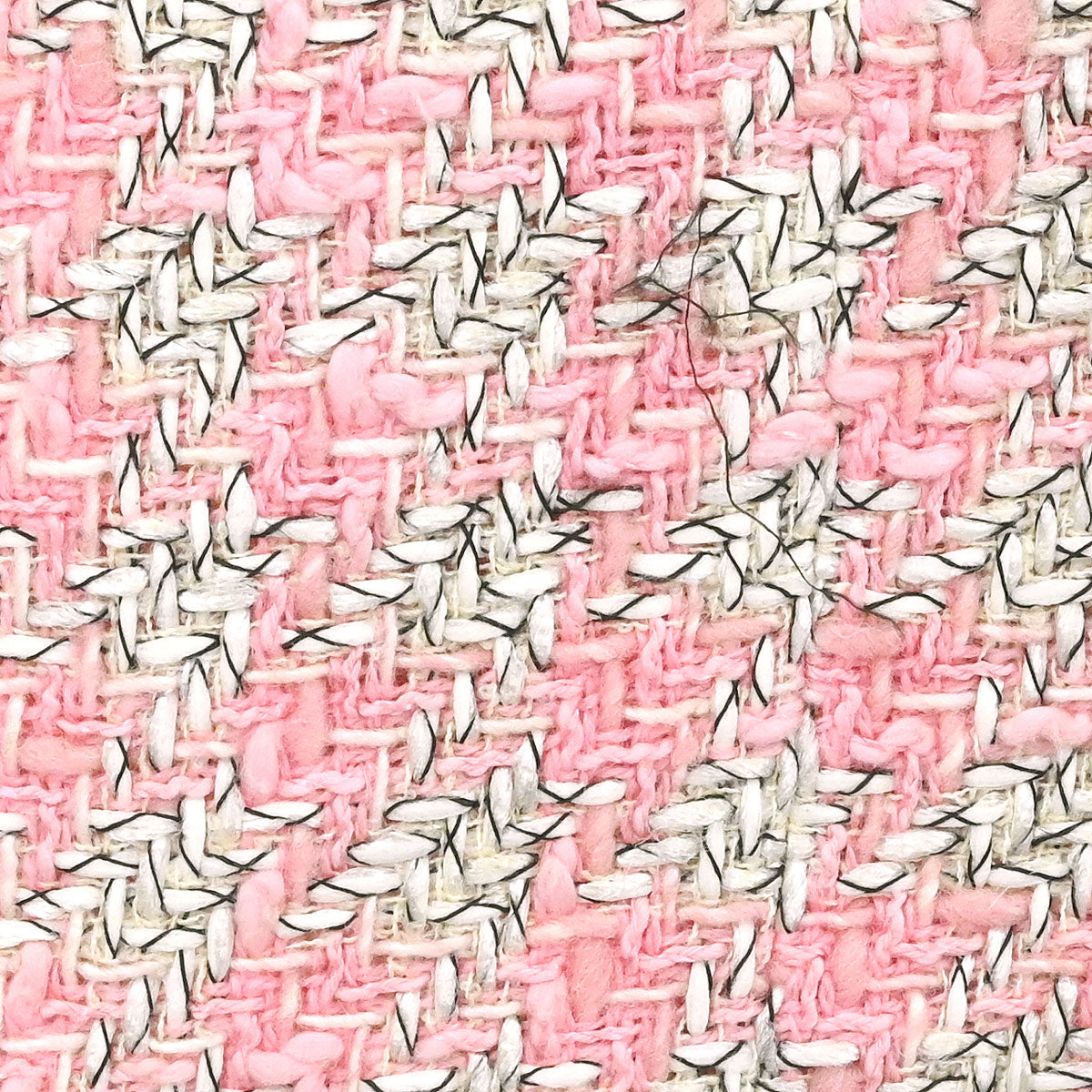 Chanel 1993 Setup Suit Jacket Skirt Tweed Pink #36