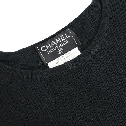 Chanel 1997 Short Sleeve Top Black #40