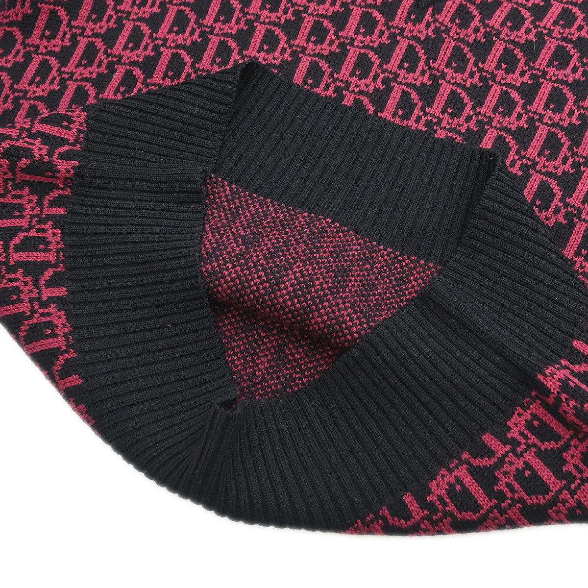 Christian Dior Top Sweater Trotter Black Pink #M