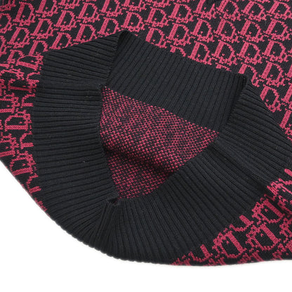 Christian Dior Top Sweater Trotter Black Pink #M