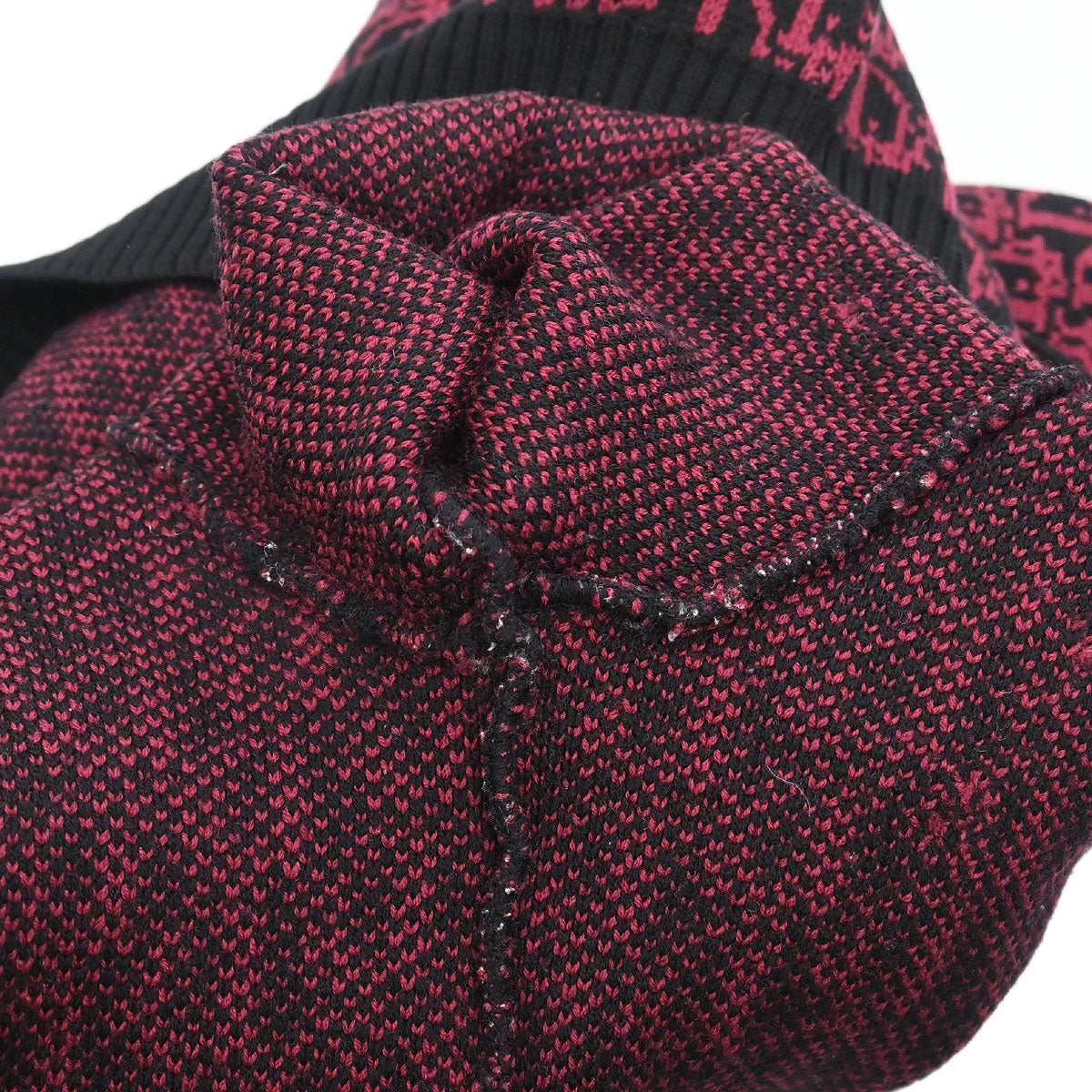 Christian Dior Top Sweater Trotter Black Pink #M