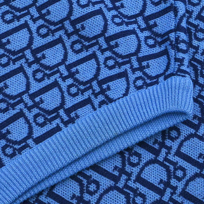 Christian Dior Vest Sweater Trotter Blue #L