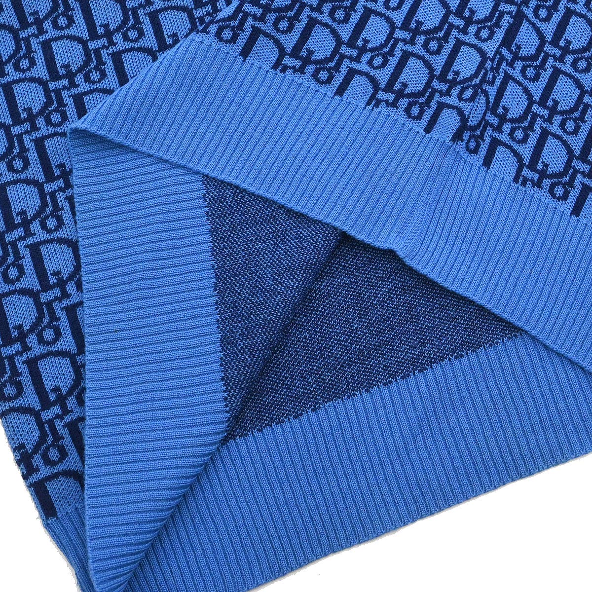 Christian Dior Vest Sweater Trotter Blue #L