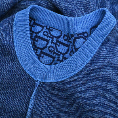 Christian Dior Vest Sweater Trotter Blue #L