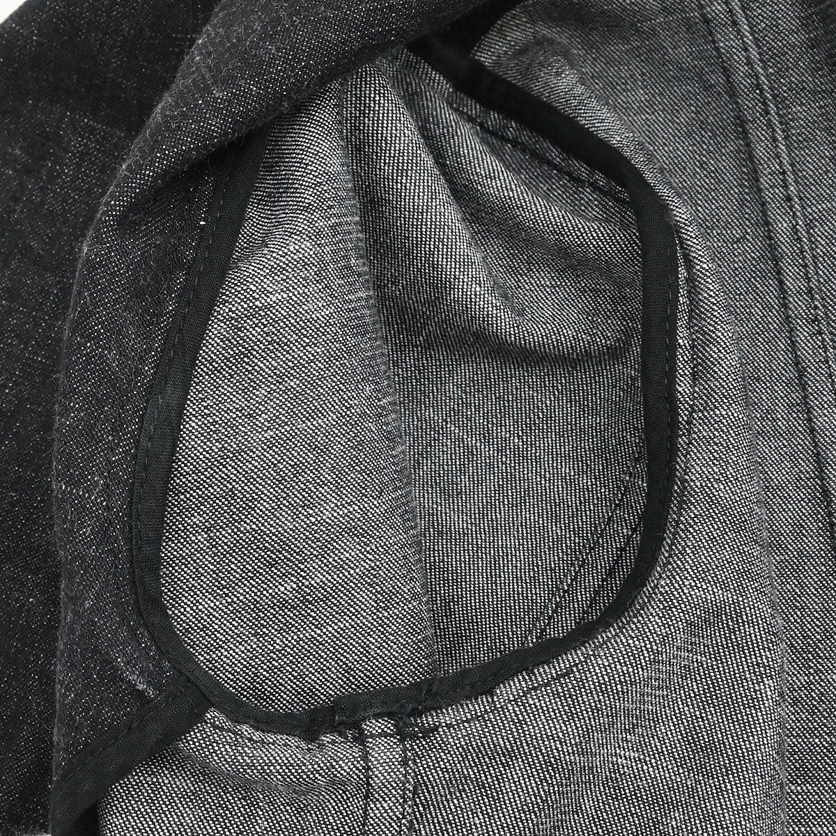 Chanel 2003 Single Breasted Denim Jacket Black #36