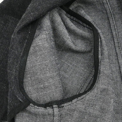 Chanel 2003 Single Breasted Denim Jacket Black #36