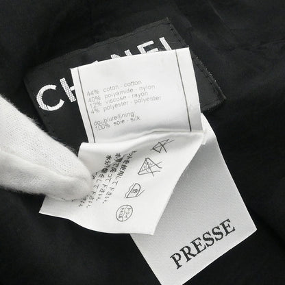 Chanel 2008 Single Breasted Jacket Black #38