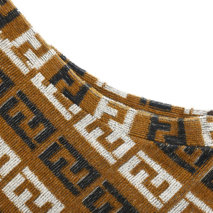 Fendi Sleeveless Dress Brown #42