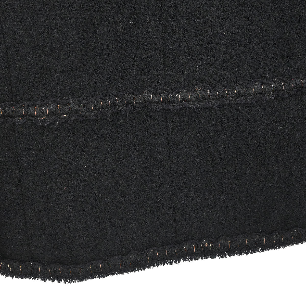 Chanel 2007 Single Breasted Collarless Jacket Black #36