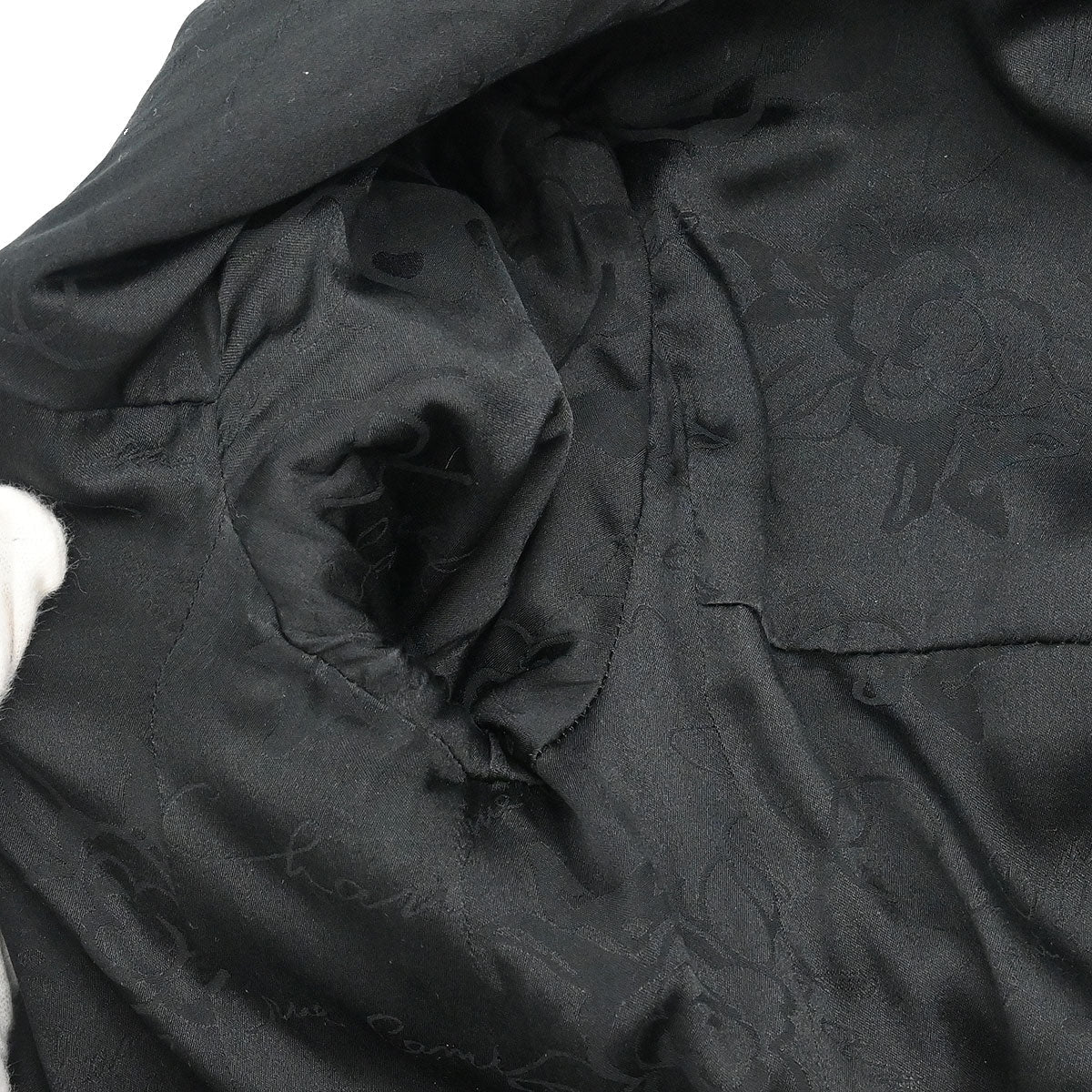 Chanel 2007 Single Breasted Collarless Jacket Black #36