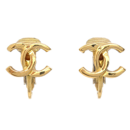 Chanel CC Clip-On Earrings Gold 233