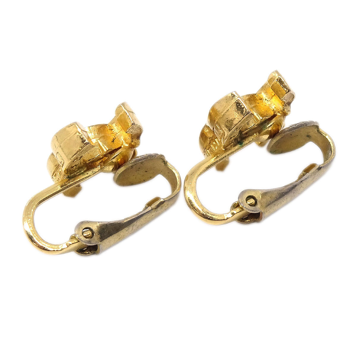 Chanel CC Clip-On Earrings Gold 233