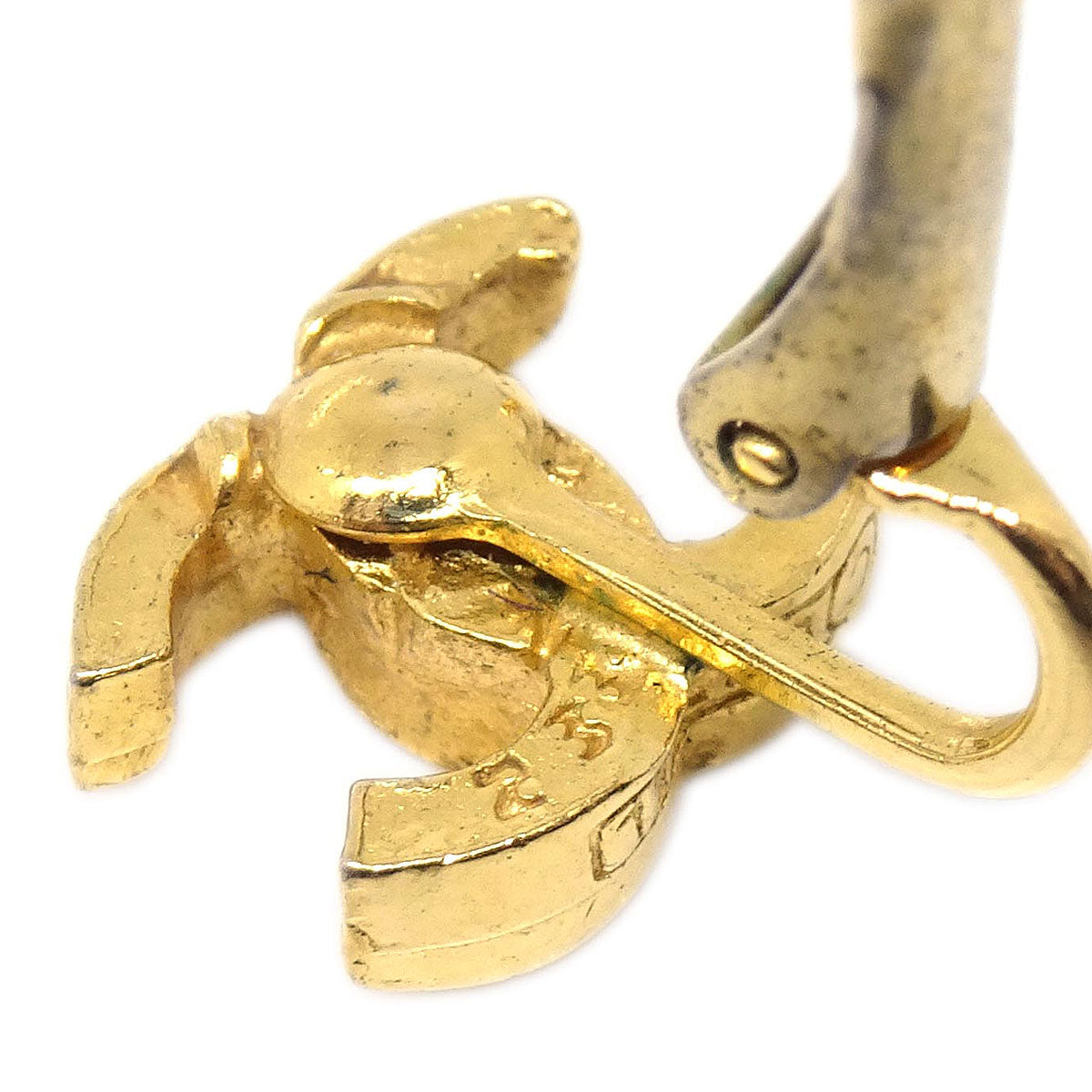 Chanel CC Clip-On Earrings Gold 233