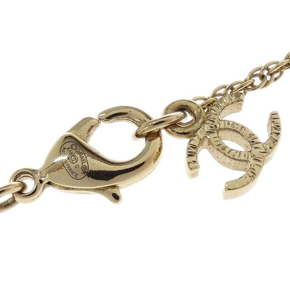 Chanel Chain Pendant Necklace Gripoix Costume Pearl Owl Gold A18C