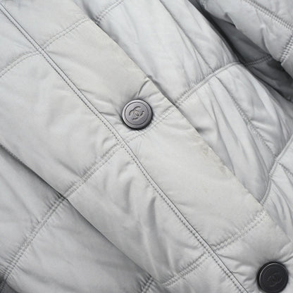 Chanel 2000 Sport Line Zip Up Jacket Gray #40