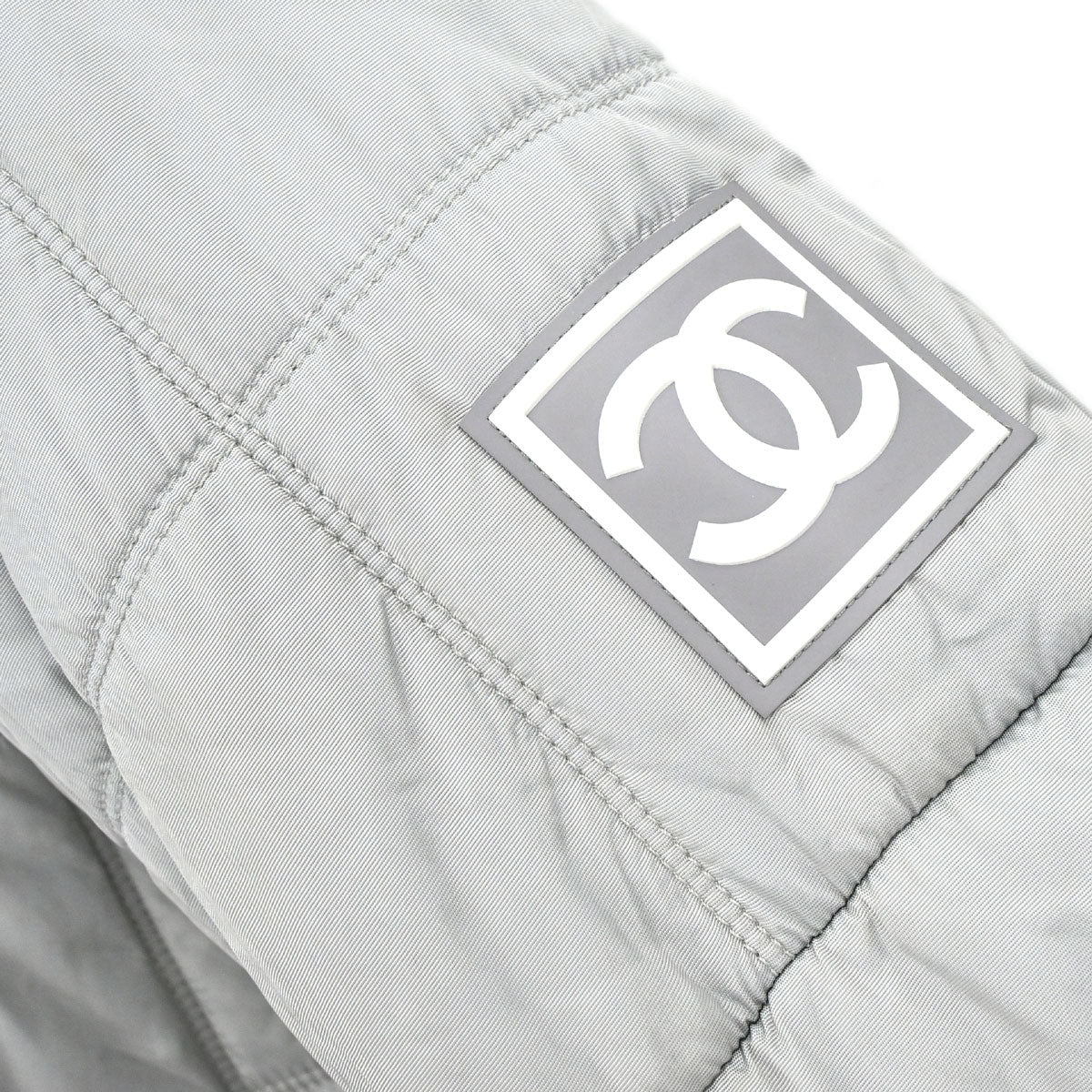 Chanel 2000 Sport Line Zip Up Jacket Gray #40